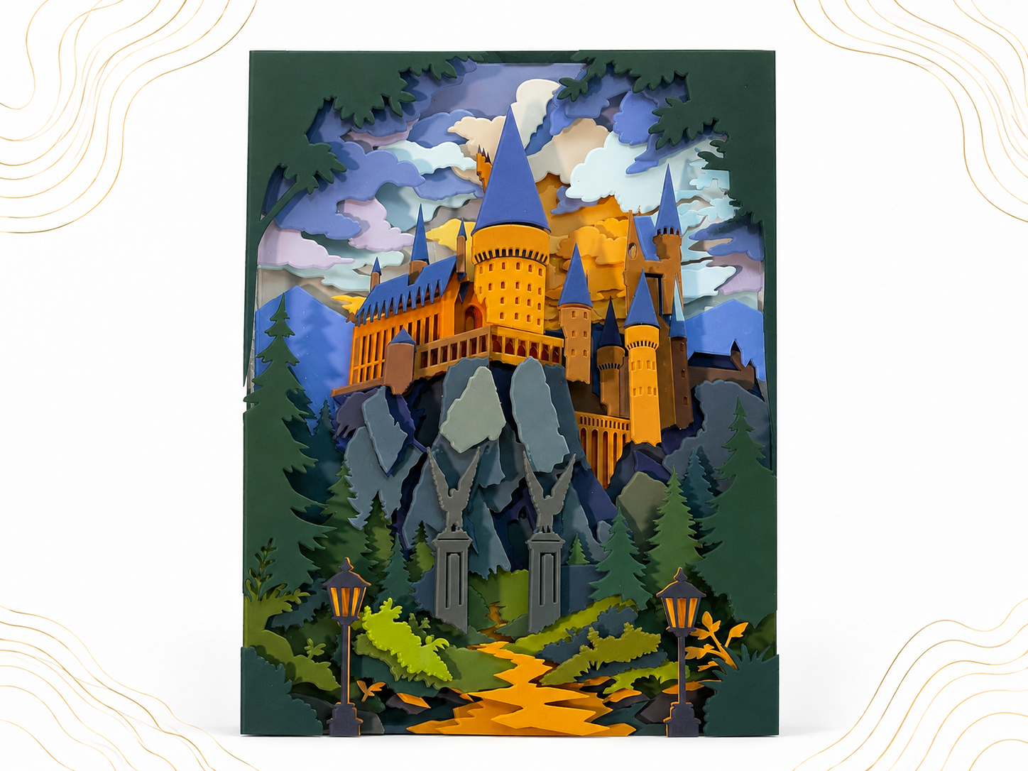 Layered acrylic wall art — StackRise G01